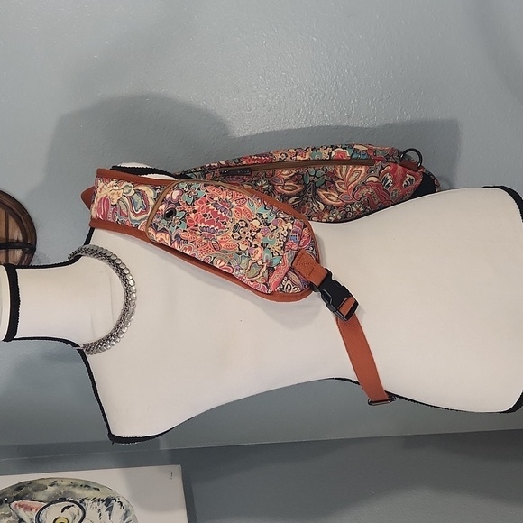 Baosha Paisley Gypsy Pattern Crossbody Shoulder Bag - Picture 5 of 6